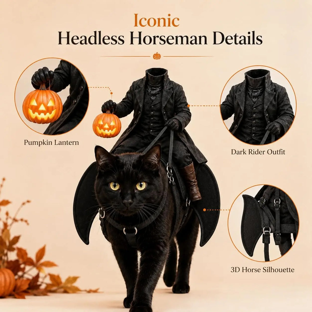 The Headless Horseman Rider™ Pet Costume